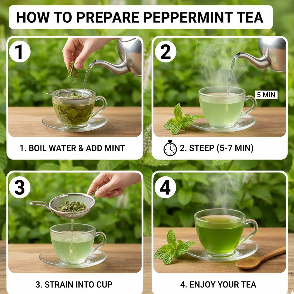 Peppermint Herbal + Butterfly Pea Flower Combo (Pack of 2)