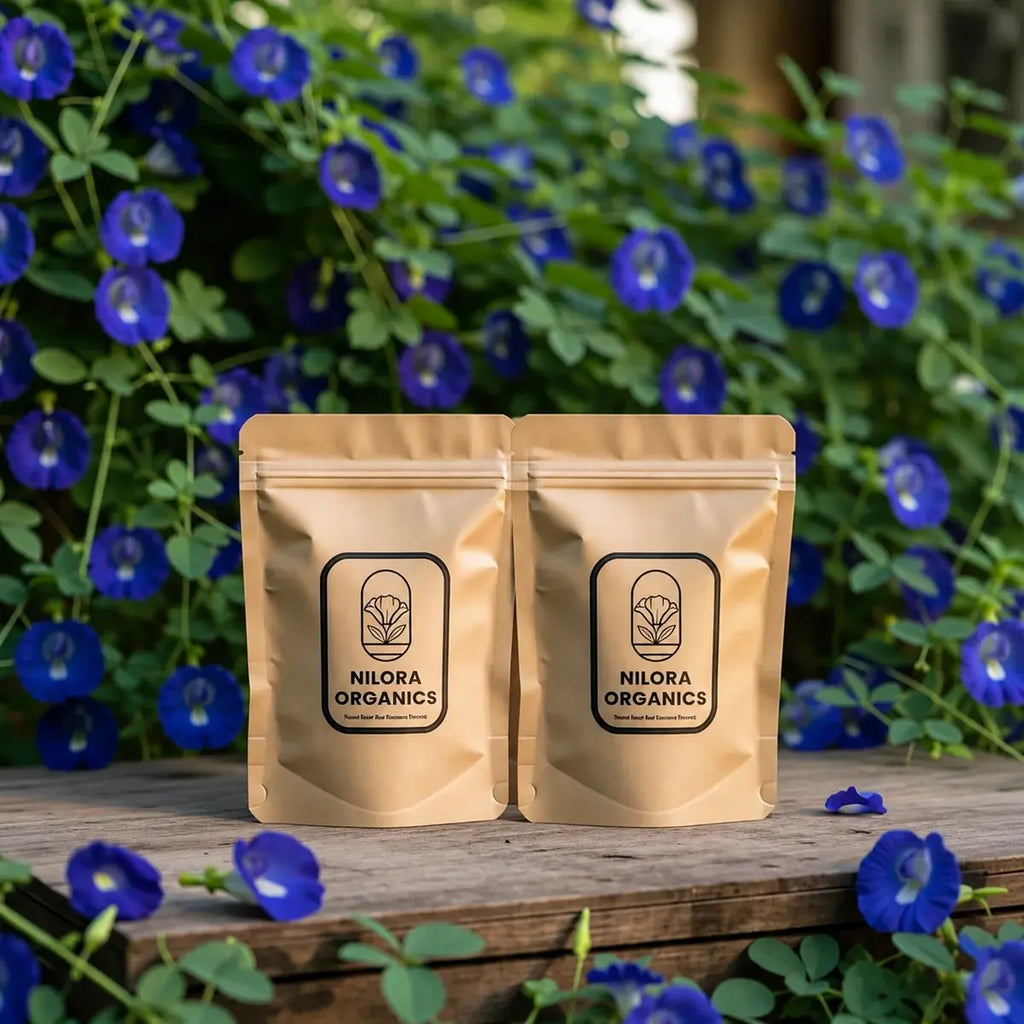 Butterfly Pea Flower Herbal Tea (Blue Tea) – 100g (Pack of 2) | 200 Servings