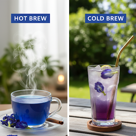 Peppermint Herbal + Butterfly Pea Flower Combo (Pack of 2)